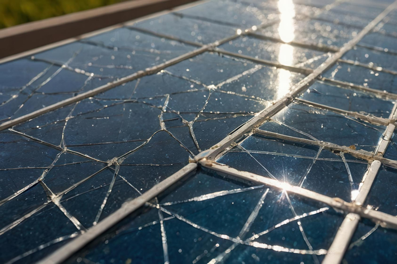 Danni da grandine su impianto fotovoltaico